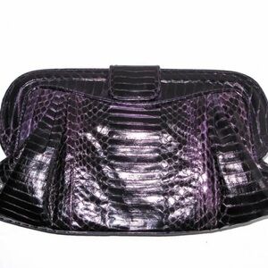 Angel Jackson Snakeskin Clutch